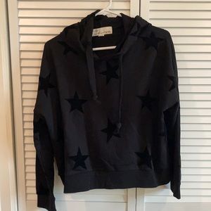 Super comfortable black hoodie with stars